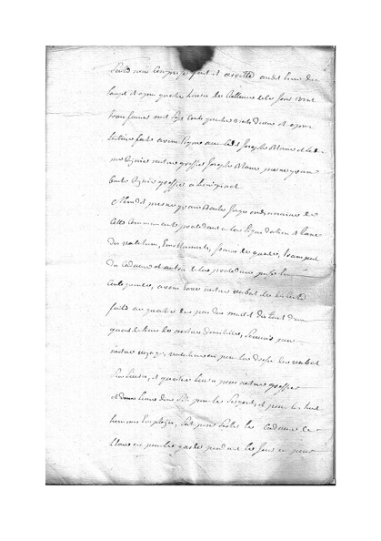 Extrait du Registre du Greffe du lieu baile du Lauzet 23  février 1782 Page 23